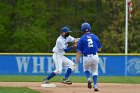 Baseball vs CGA  Wheaton College Baseball vs Coast Guard Academy during game one of the NEWMAC semi-finals playoffs. - (Photo by Keith Nordstrom) : Wheaton, baseball, NEWMAC